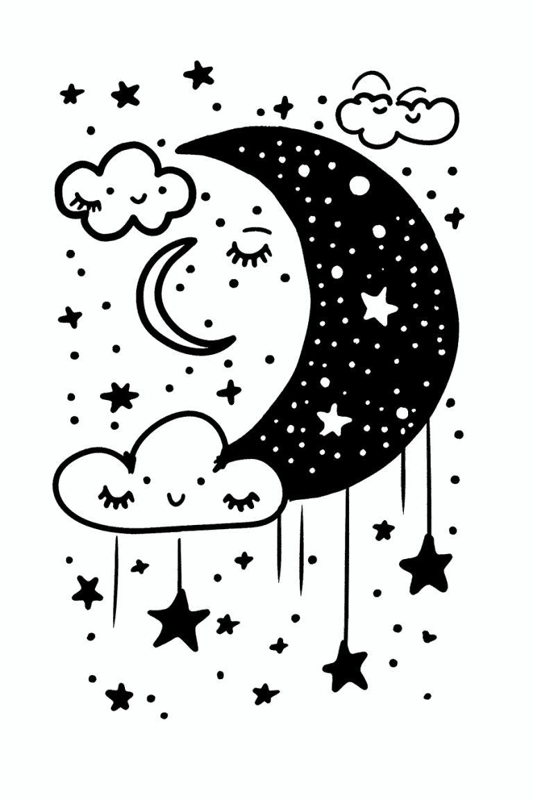 Moon and Clouds