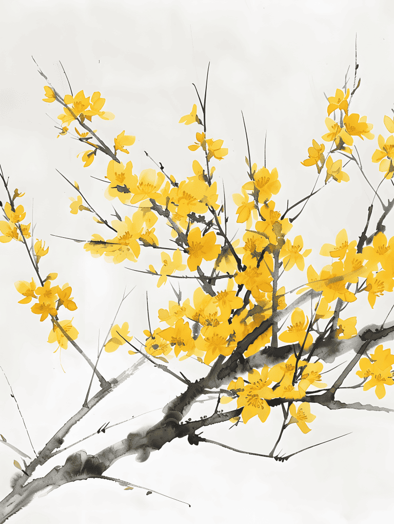 Forsythia Branches