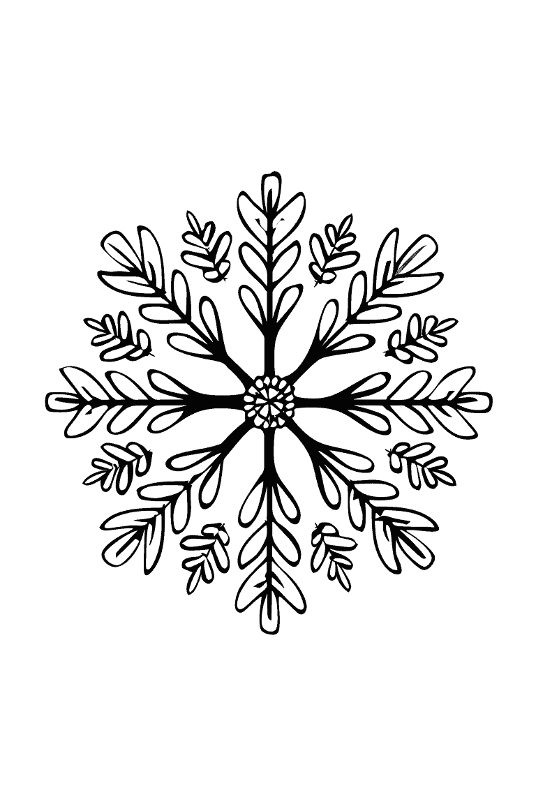 Nature Inspired Snowflake