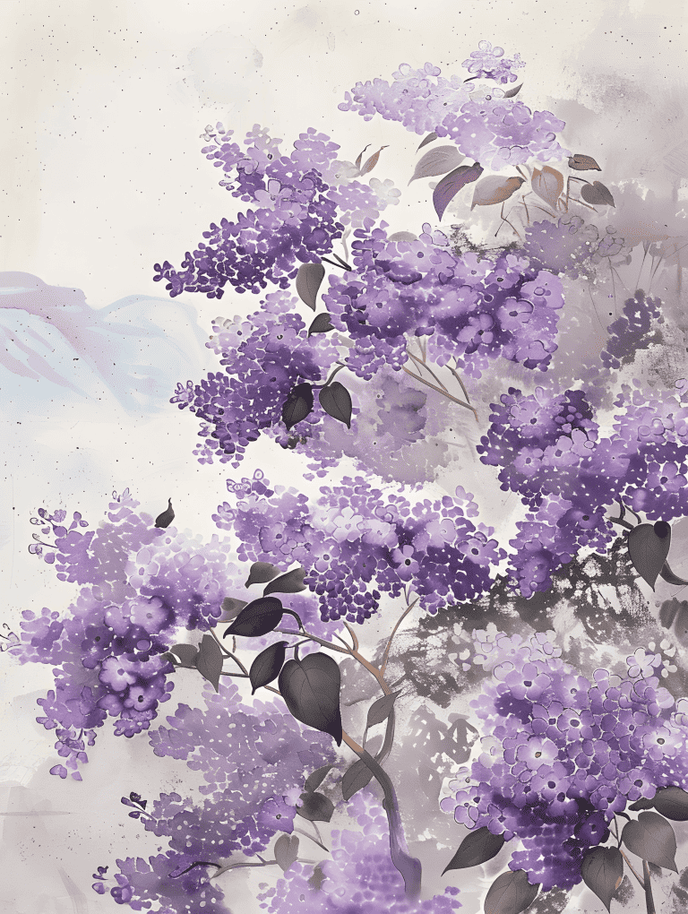 Lilac In Bloom
