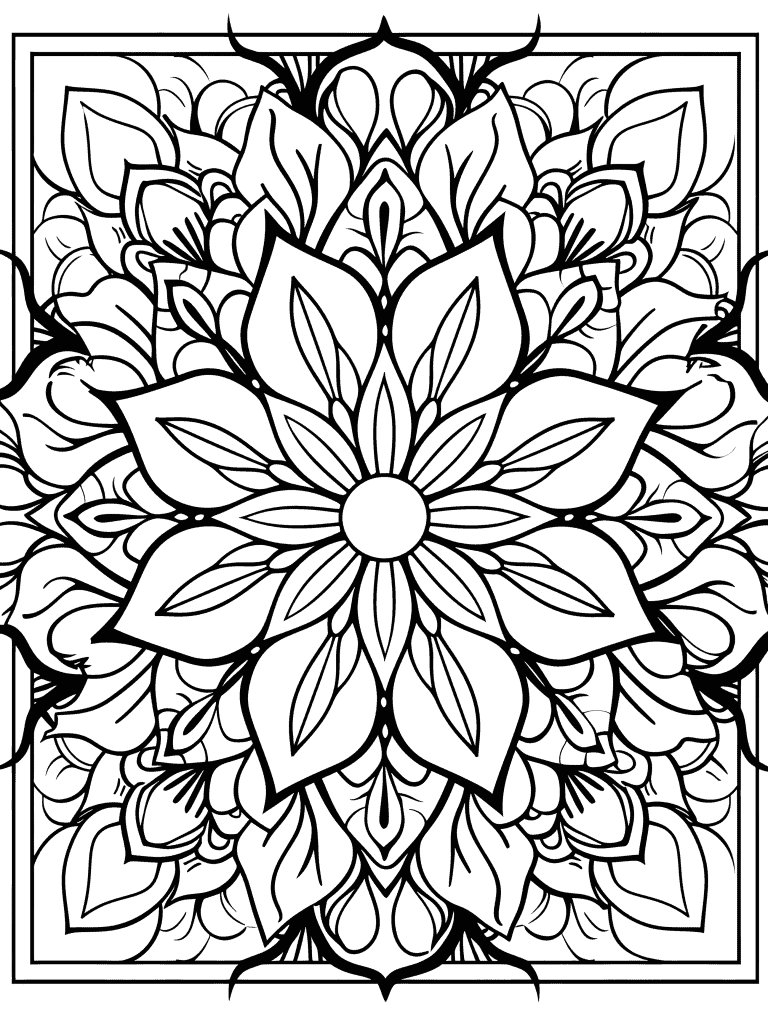 Floral Inspired Mandala
