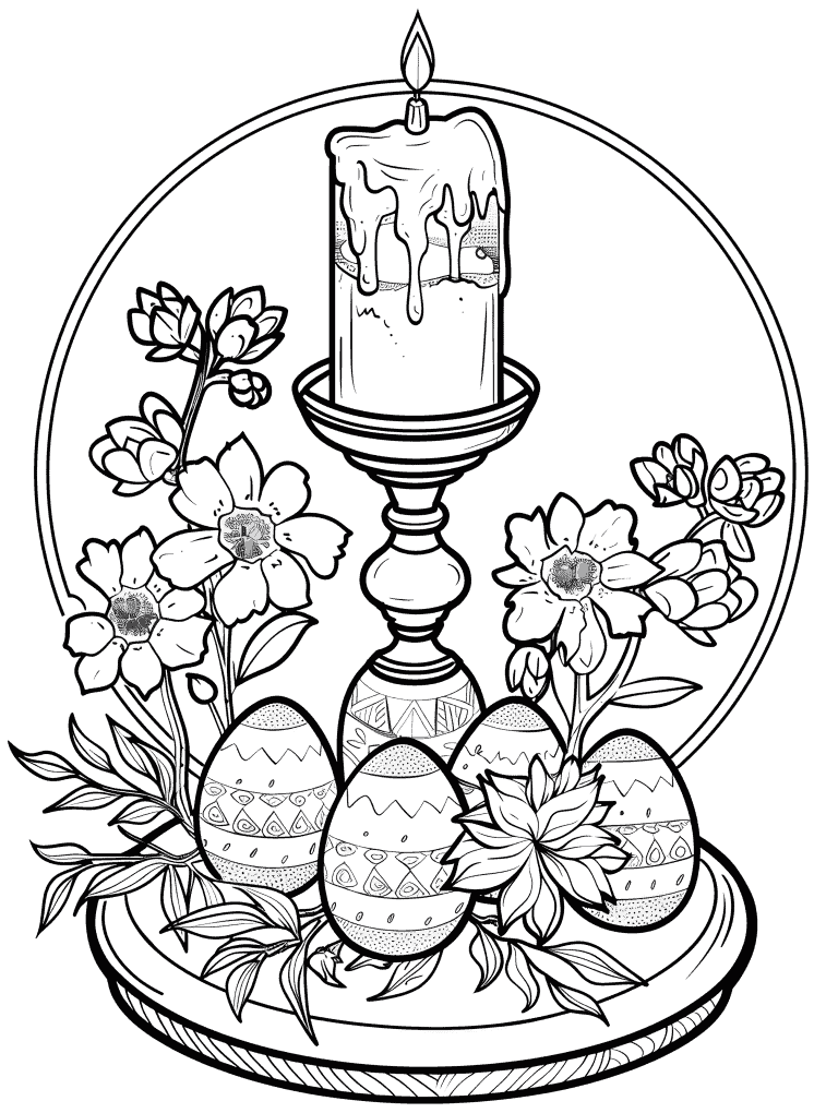Easter Themed Center Piece
