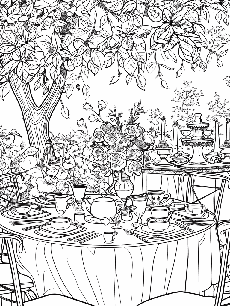 Spring Themed Tea Party