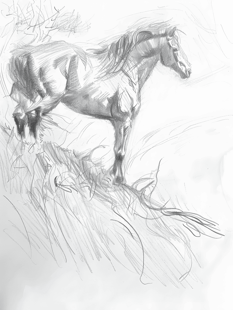 Horse Uphill