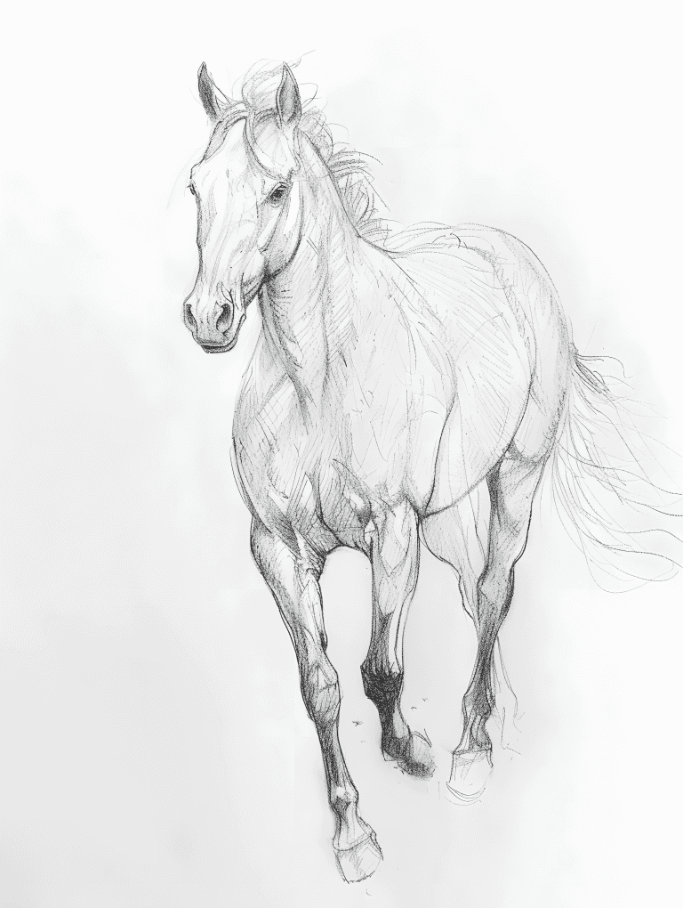 Trotting Horse