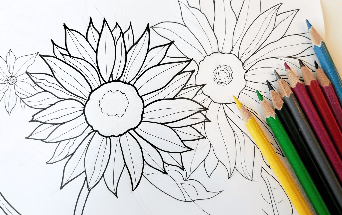 25 Beautiful Flower Coloring Pages