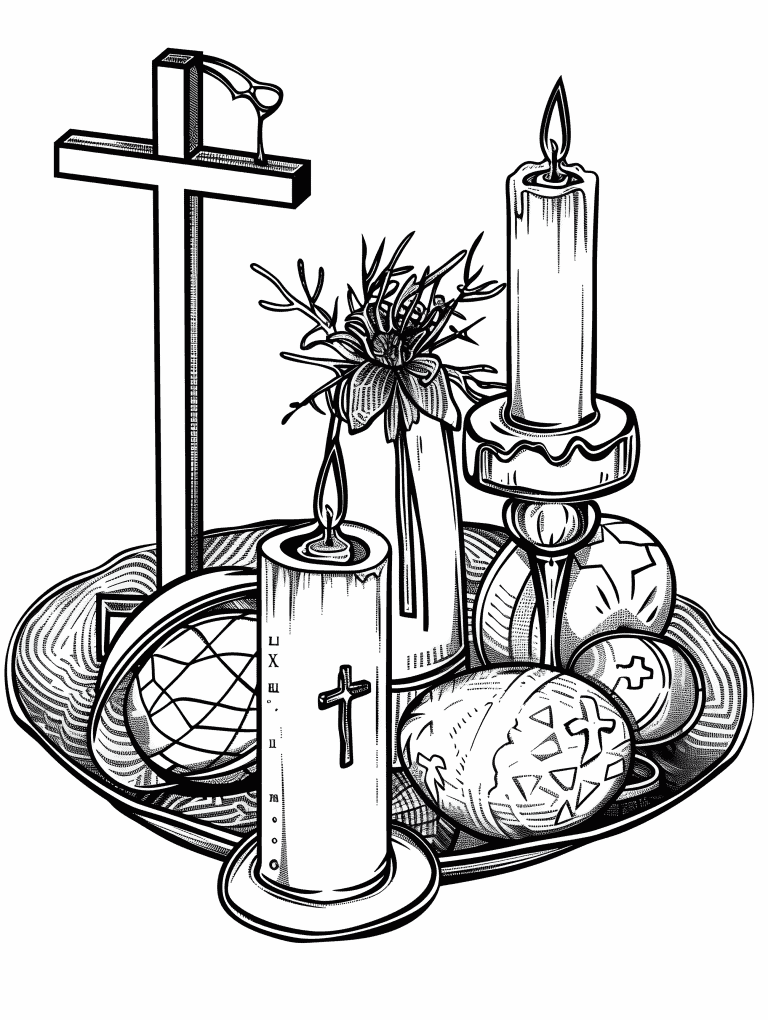 Religious Inspired Centerpiece