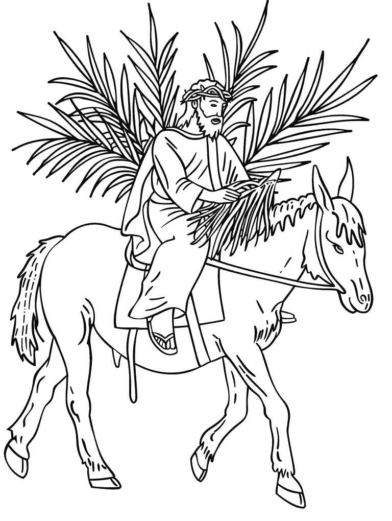 Donkey Carrying Jesus