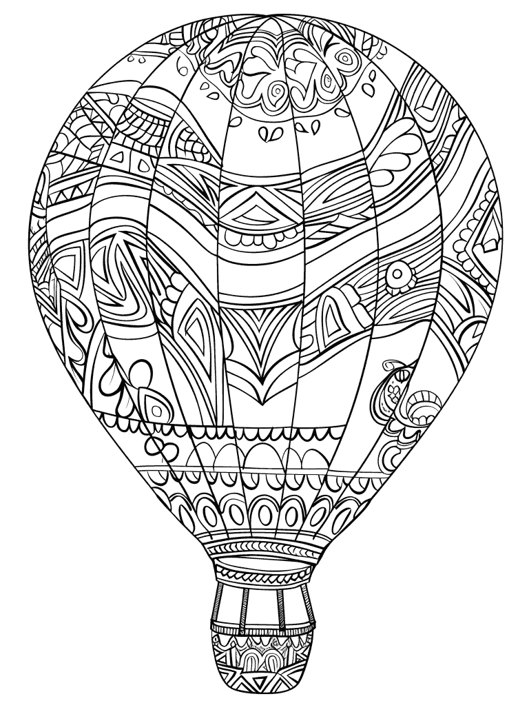 Easter Themed Hot Air Balloon