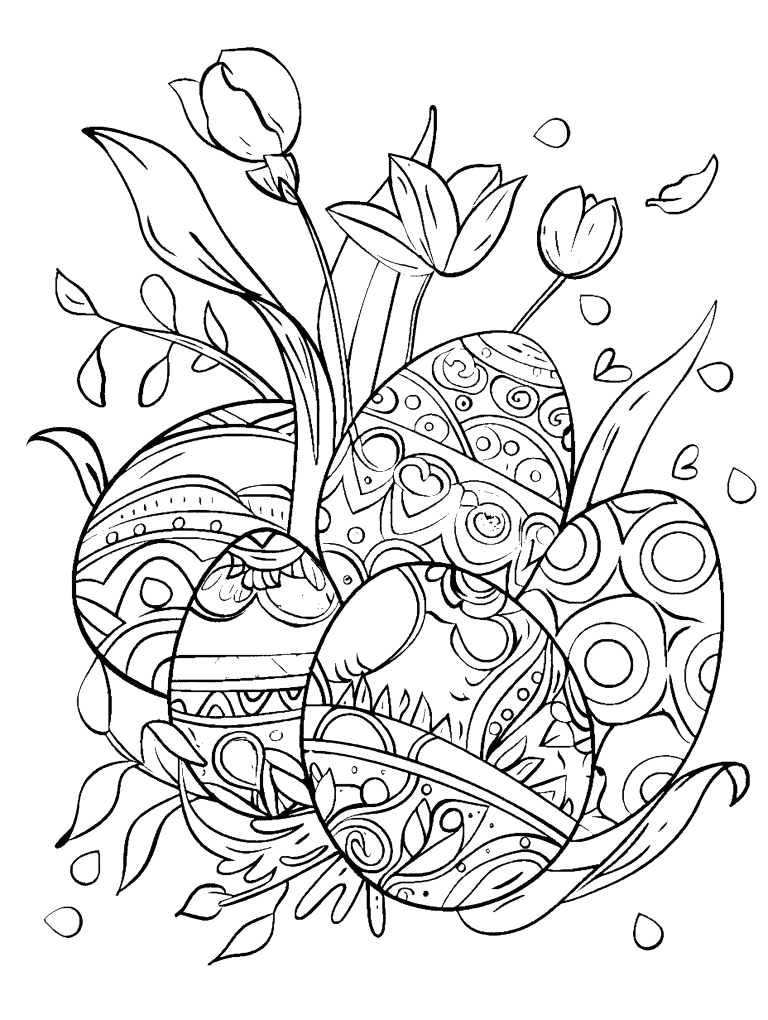 Rabbit On Flowers