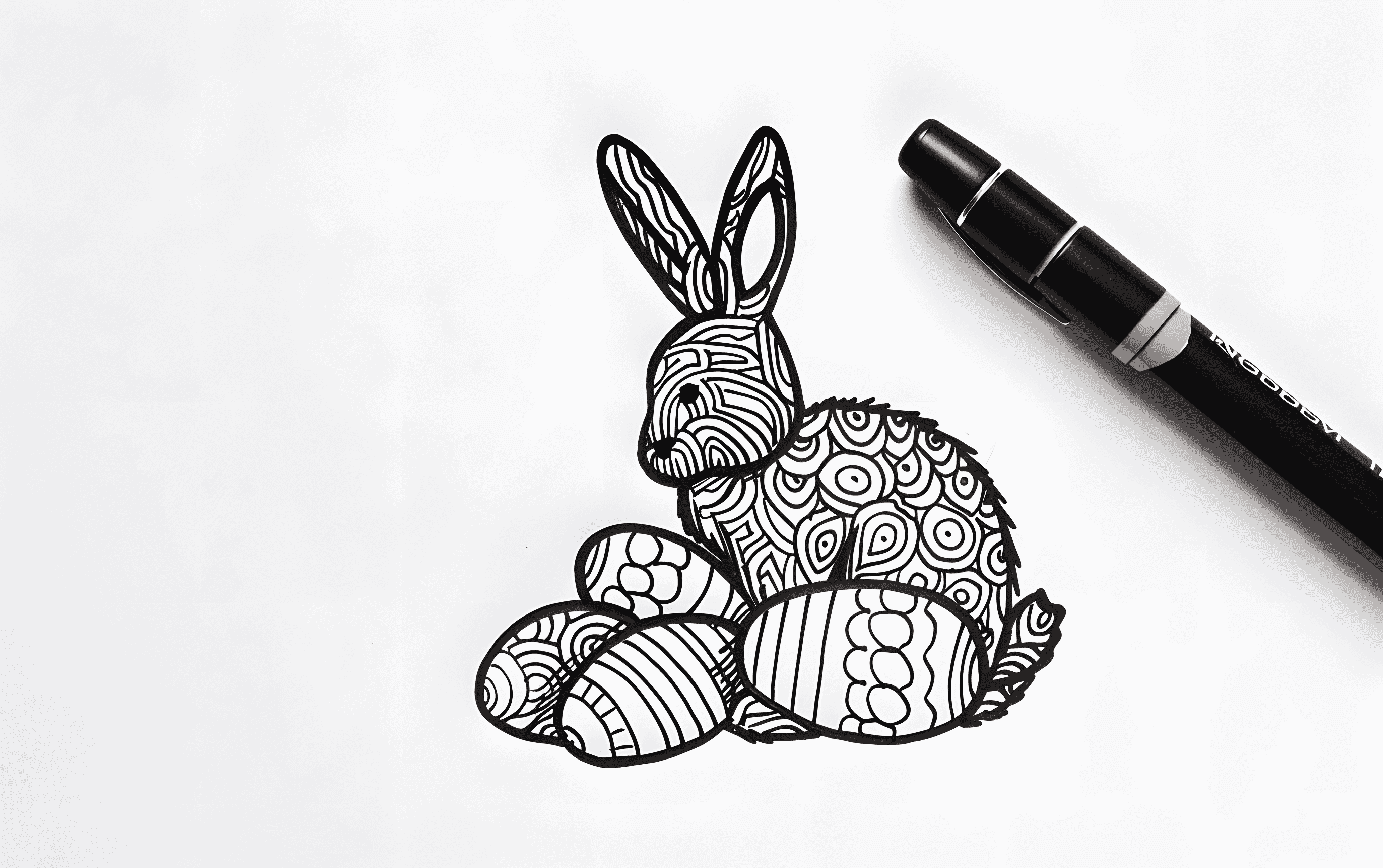 30 Easter Bunny Coloring Page Ideas