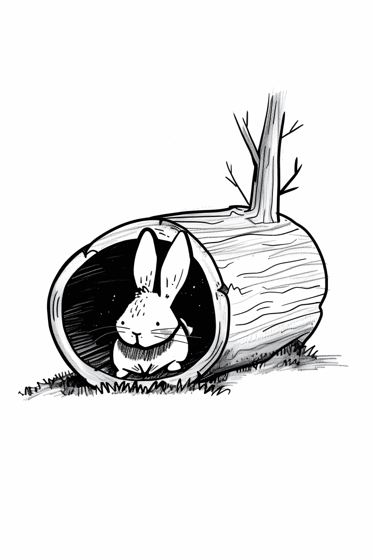 30 Adorable Rabbit Doodle Drawing Ideas - Brighter Craft