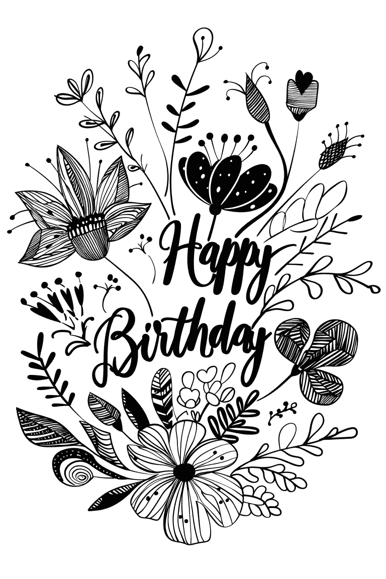 Floral Birthday Birthday
