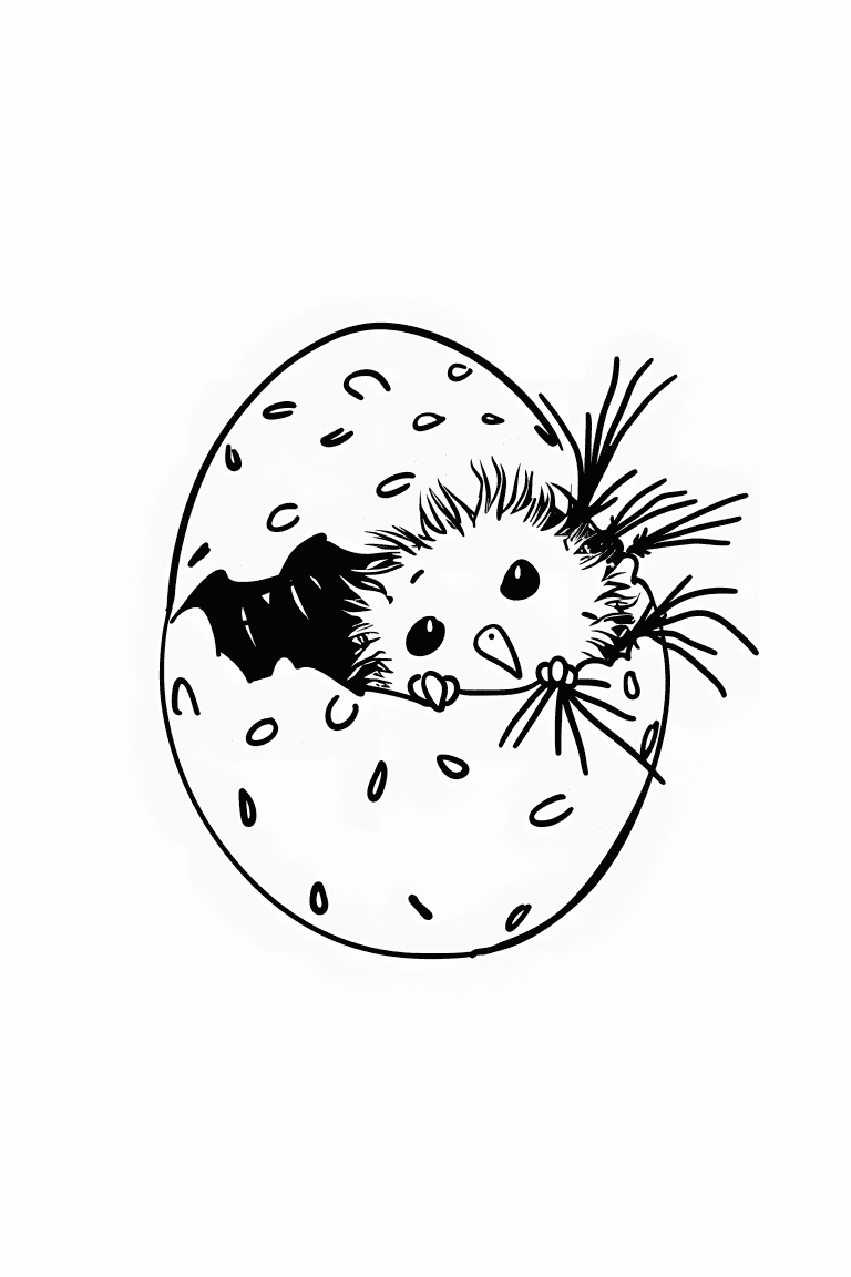 Chick Hiding in Easter Egg