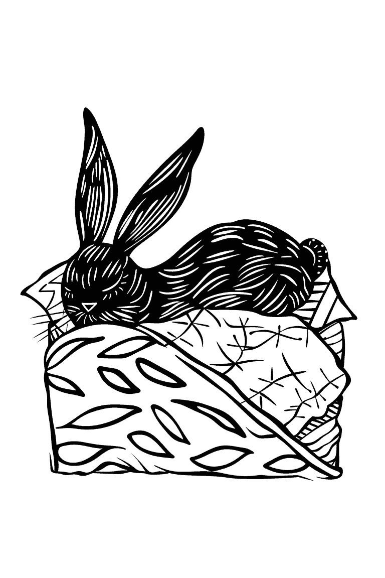 Rabbit Having A Nap