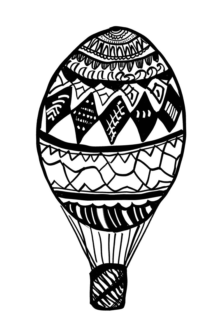 Easter Egg Hot Air Balloon