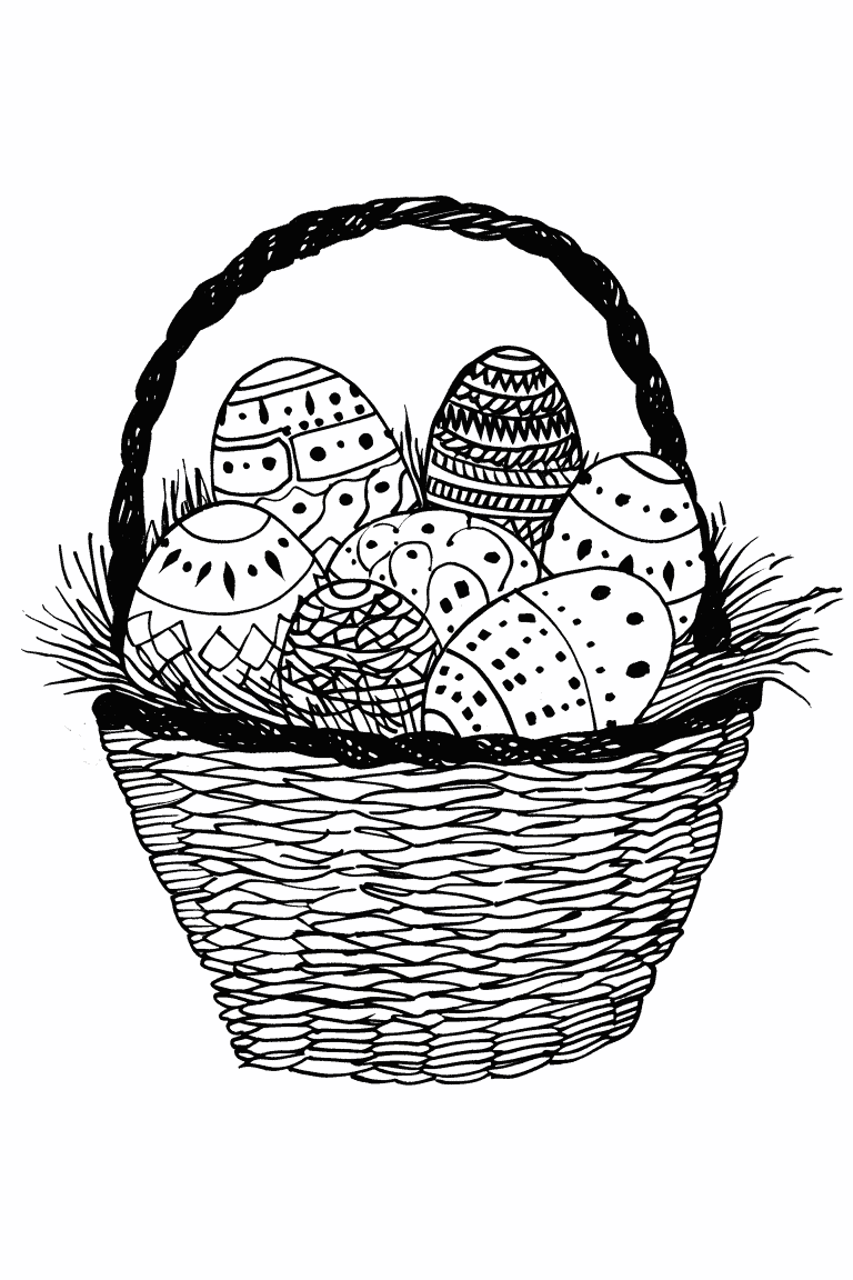 Easter Egg Basket