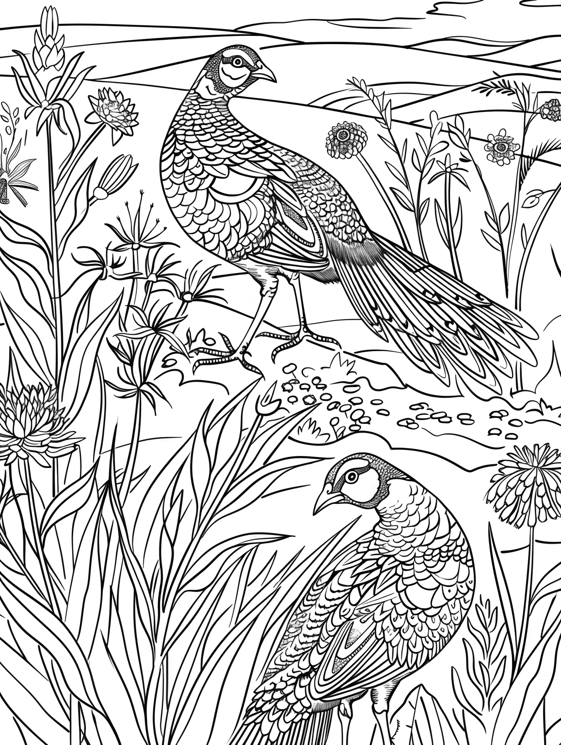 30 Spectacular Spring Bird Coloring Pages - Brighter Craft