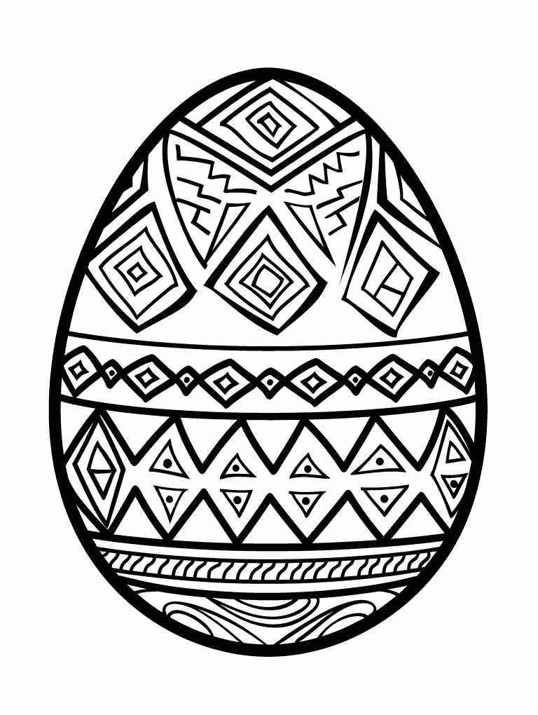 Aztec Inspired Easter Egg