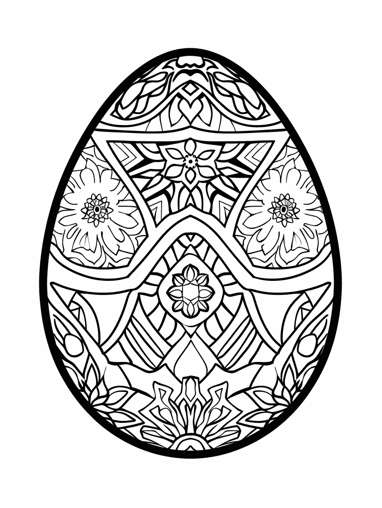 Islamic Geometric Inspired Easter Egg