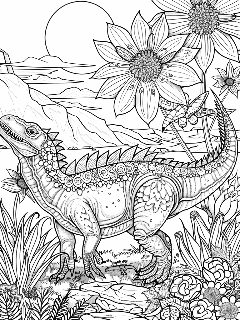 Iguanodon Basking Under The Sun