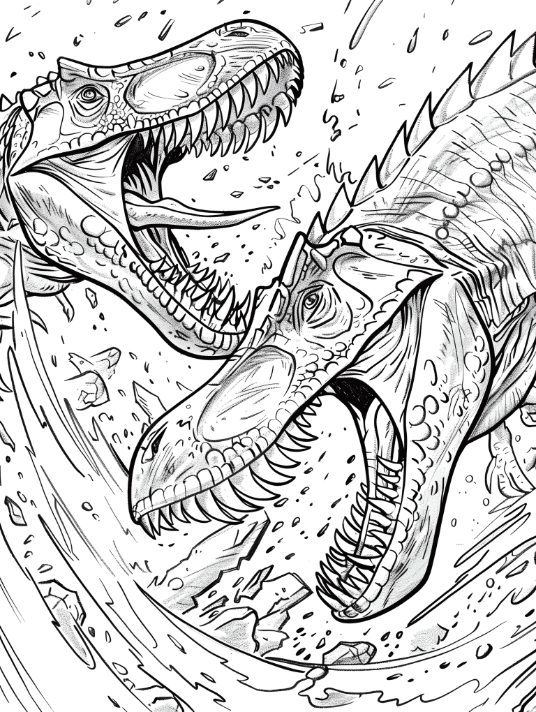 Spinosaurus In A Battle