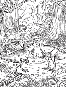 Amazing Dinosaur Coloring Pages