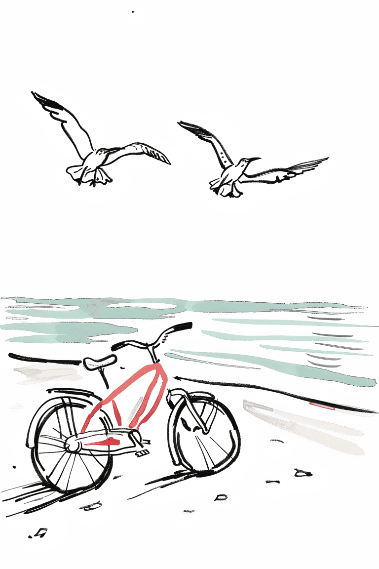 Bicycle Along Shoreline