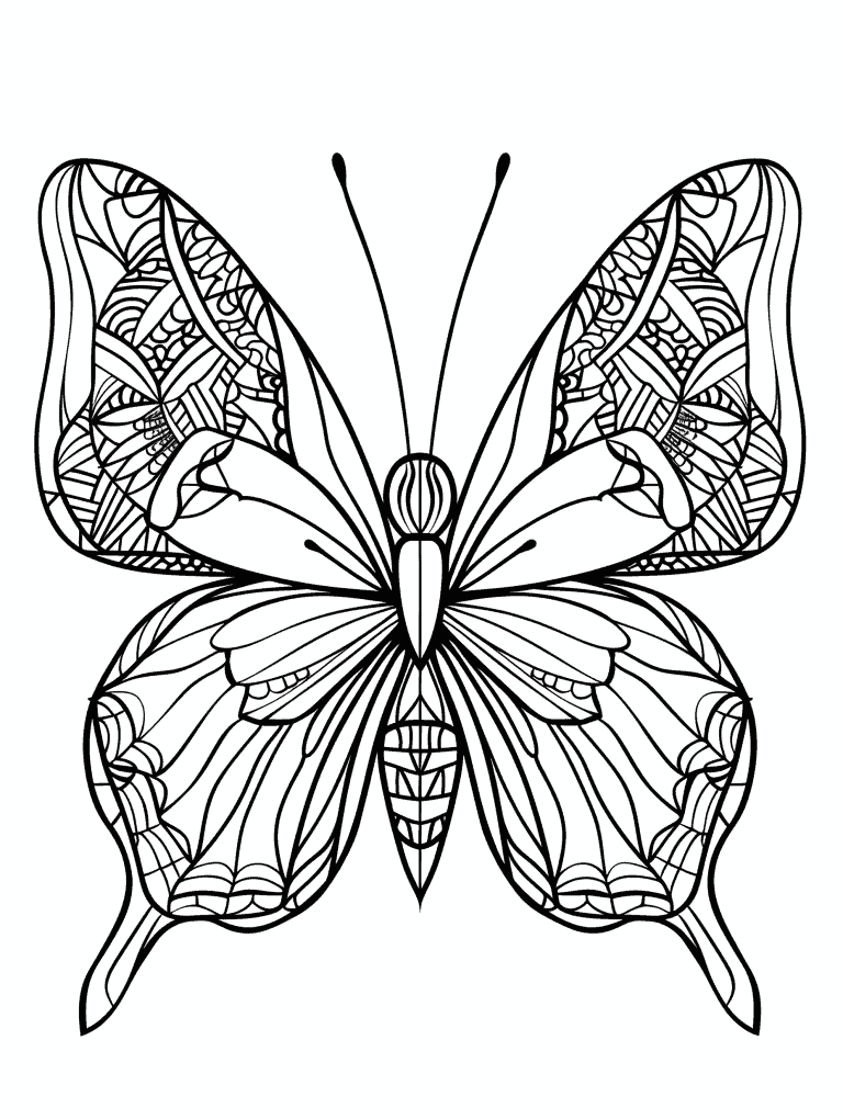 Islamic Geometric Pattern Inspired Butterfly