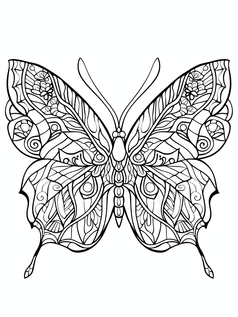 Butterfly Featuring Mandala Design
