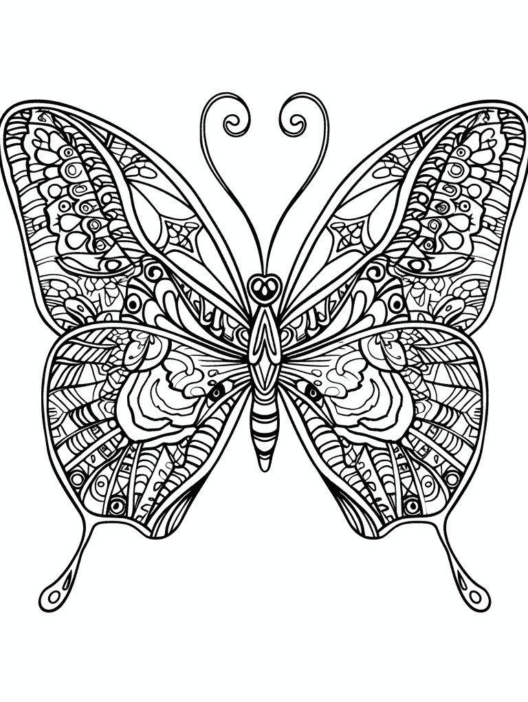 Butterfly Wings Resembling Lacework
