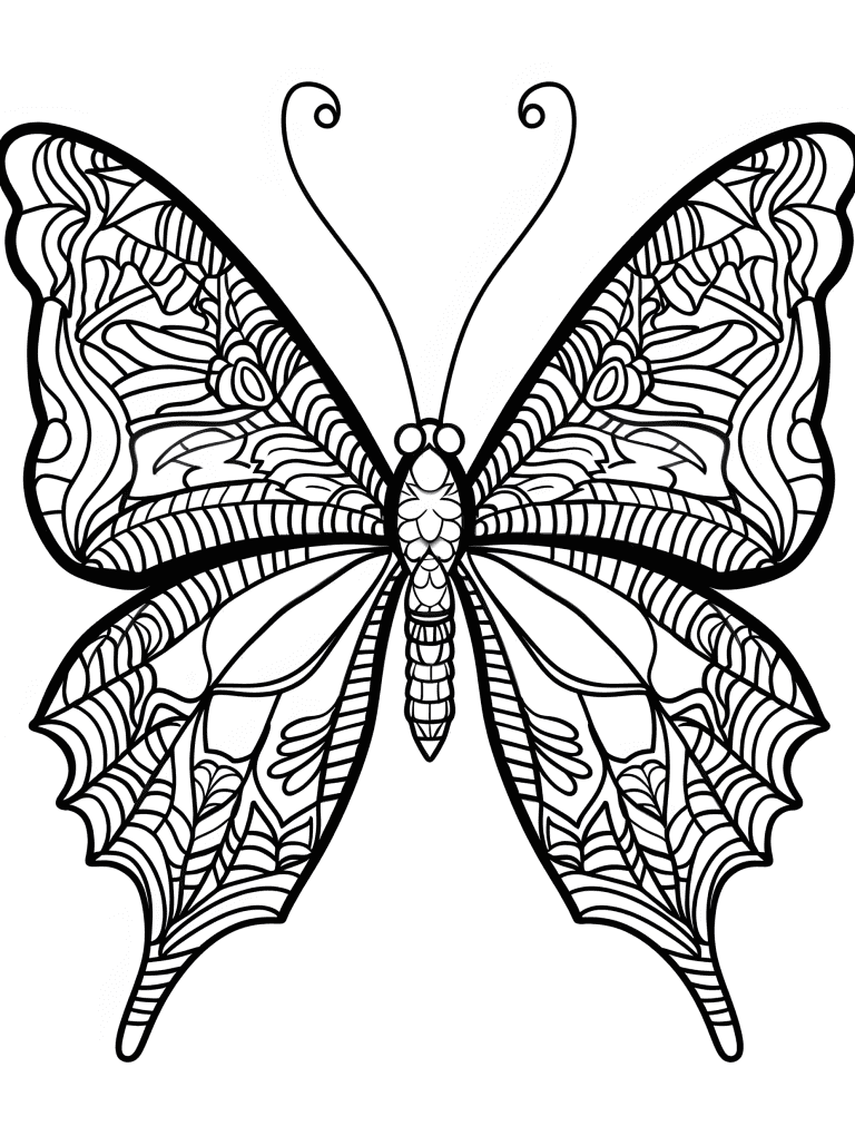 Rangoli Inspired Butterfly