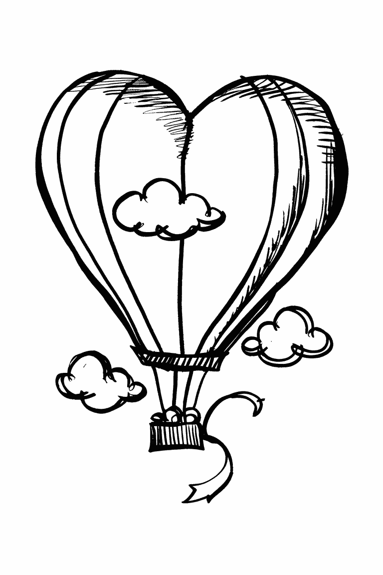 Heart Shaped Hot Air Balloon