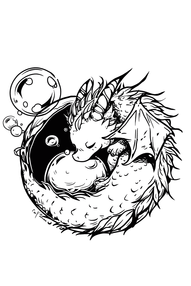 Dragon Curled Up