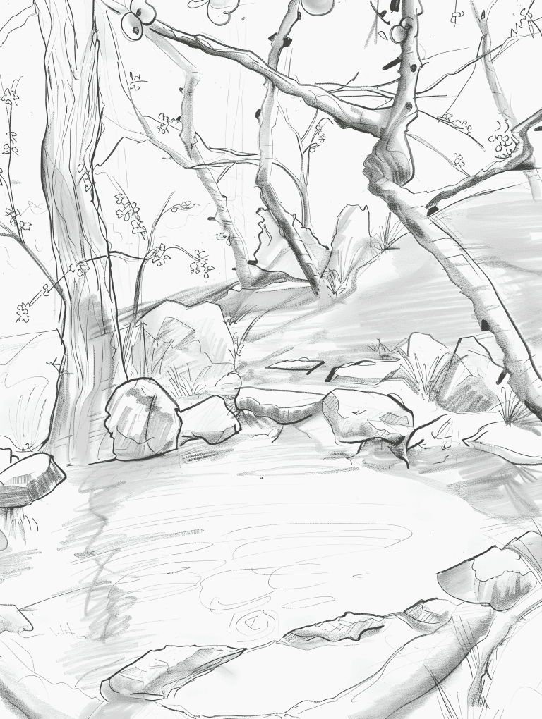 Hot Spring With Cherry Blossom