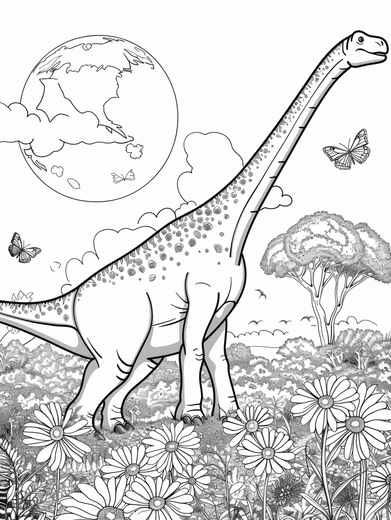 Diplodocus Standing Tall