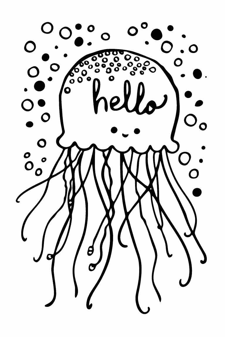 Jellyfish Saying Hello