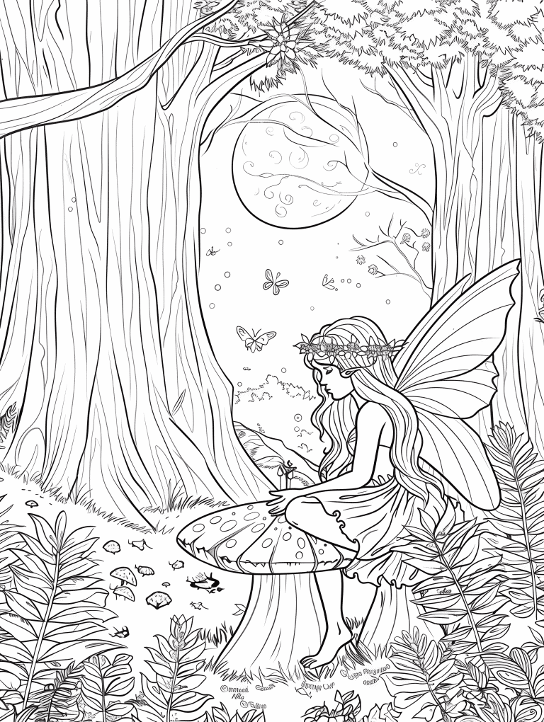 Fairy Enjoying the Night