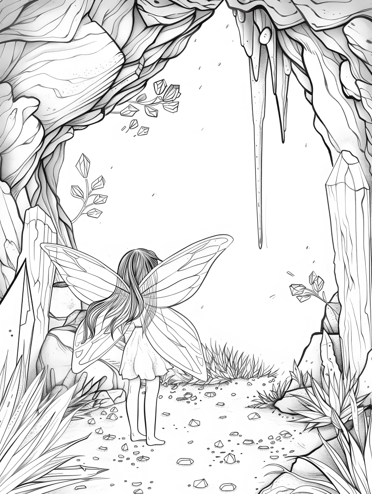 Fairy Inside A Cave