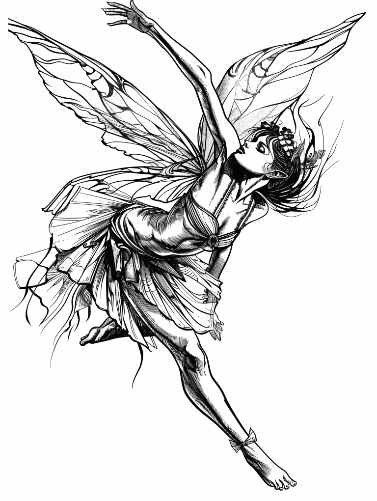 Fairy Gracefully Pirouetting
