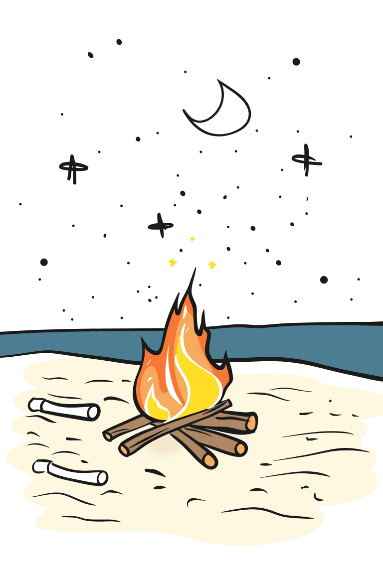 Beach Bonfire