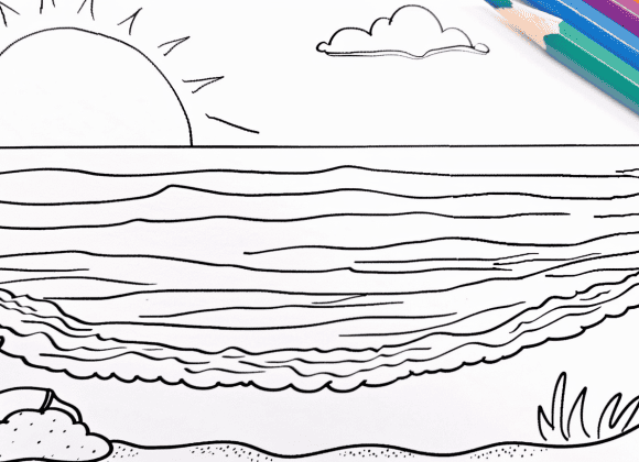 milkychoco04_a_coloured_pencil_that_is_next_to_a_beach_colourin_1b6e2483-d917-45b1-bbde-7807461d0d81