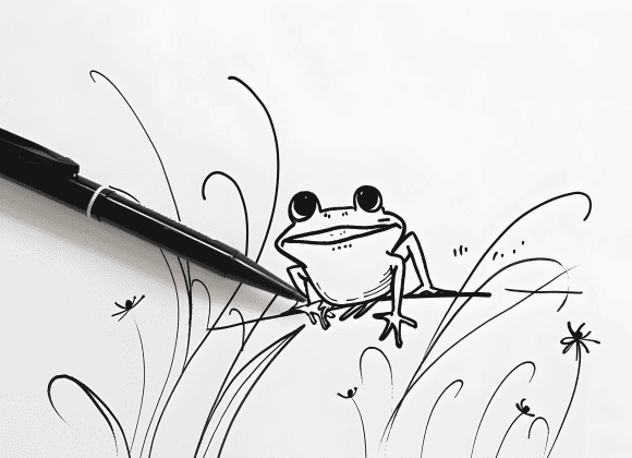 milkychoco04_a_ink_pen_that_is_next_to_a_simplistic_doodle_draw_ec4f0a62-18ec-46c8-89a3-e42184b6605a