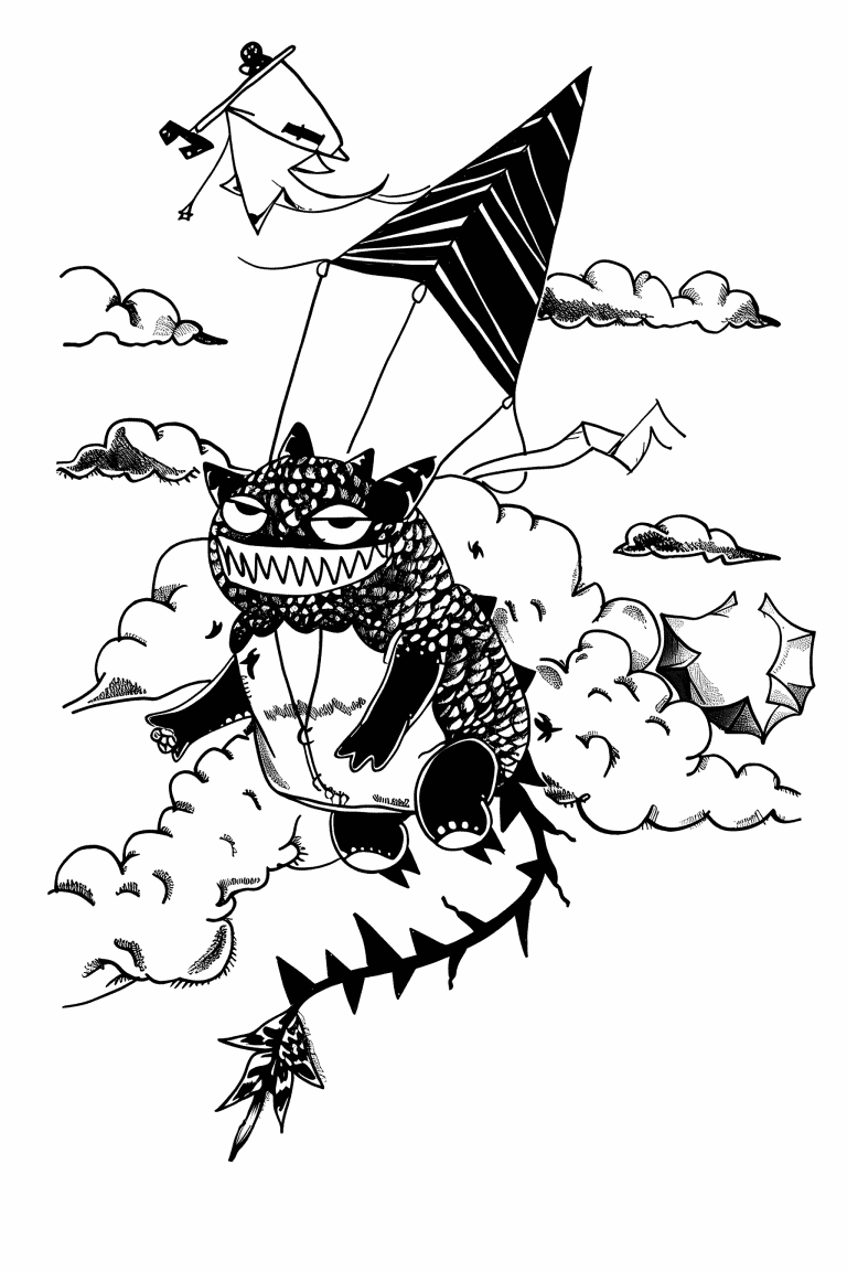 Monster With A Kite