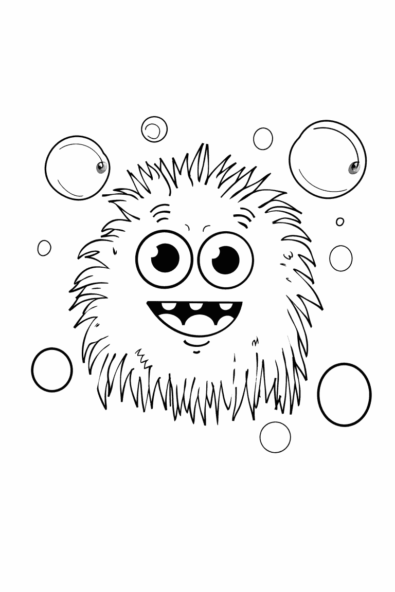 Monster Having A Bubble Bath