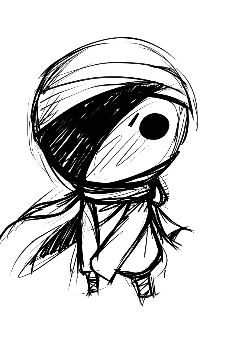 Ninja With Scarf