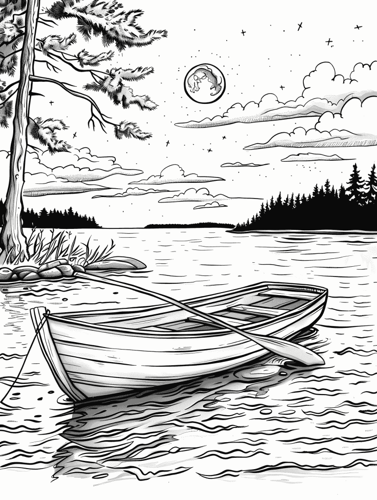 Lake Under The Moonlight