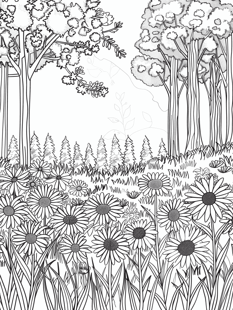 Wildflowers In A Meadow