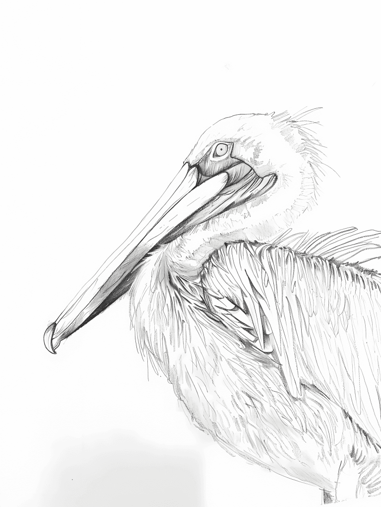 Close Up Of A Pelican