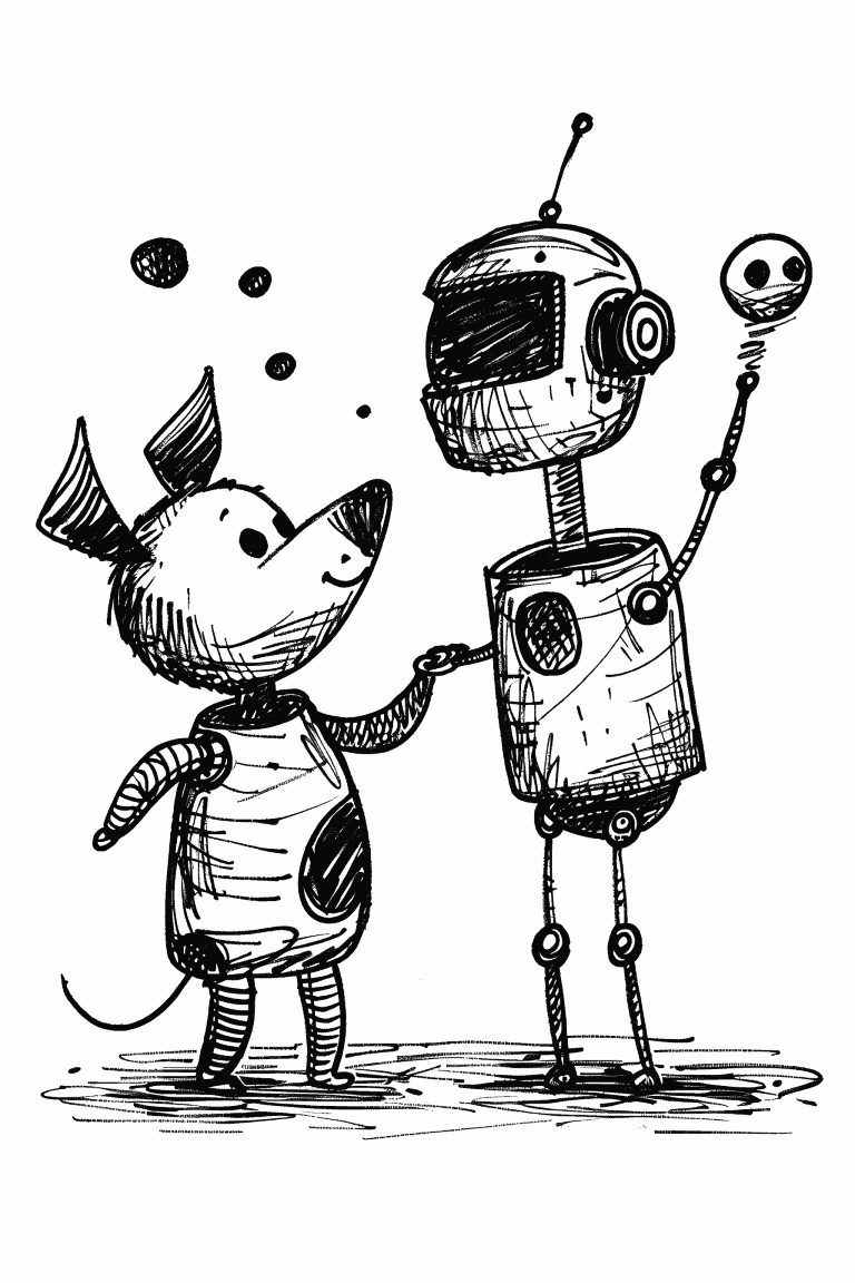 Robot Playing Fetch